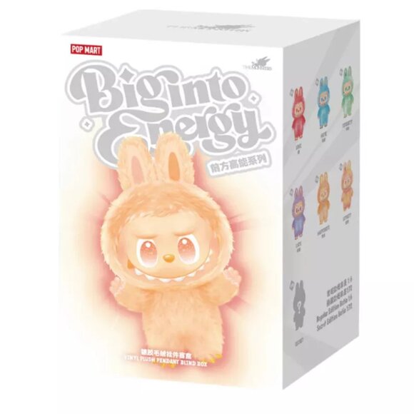 2025 Pop Mart The Monster Big Into Energy Labubu Plush Vinyl Face - 1 Blind Box - Picture 6 of 6